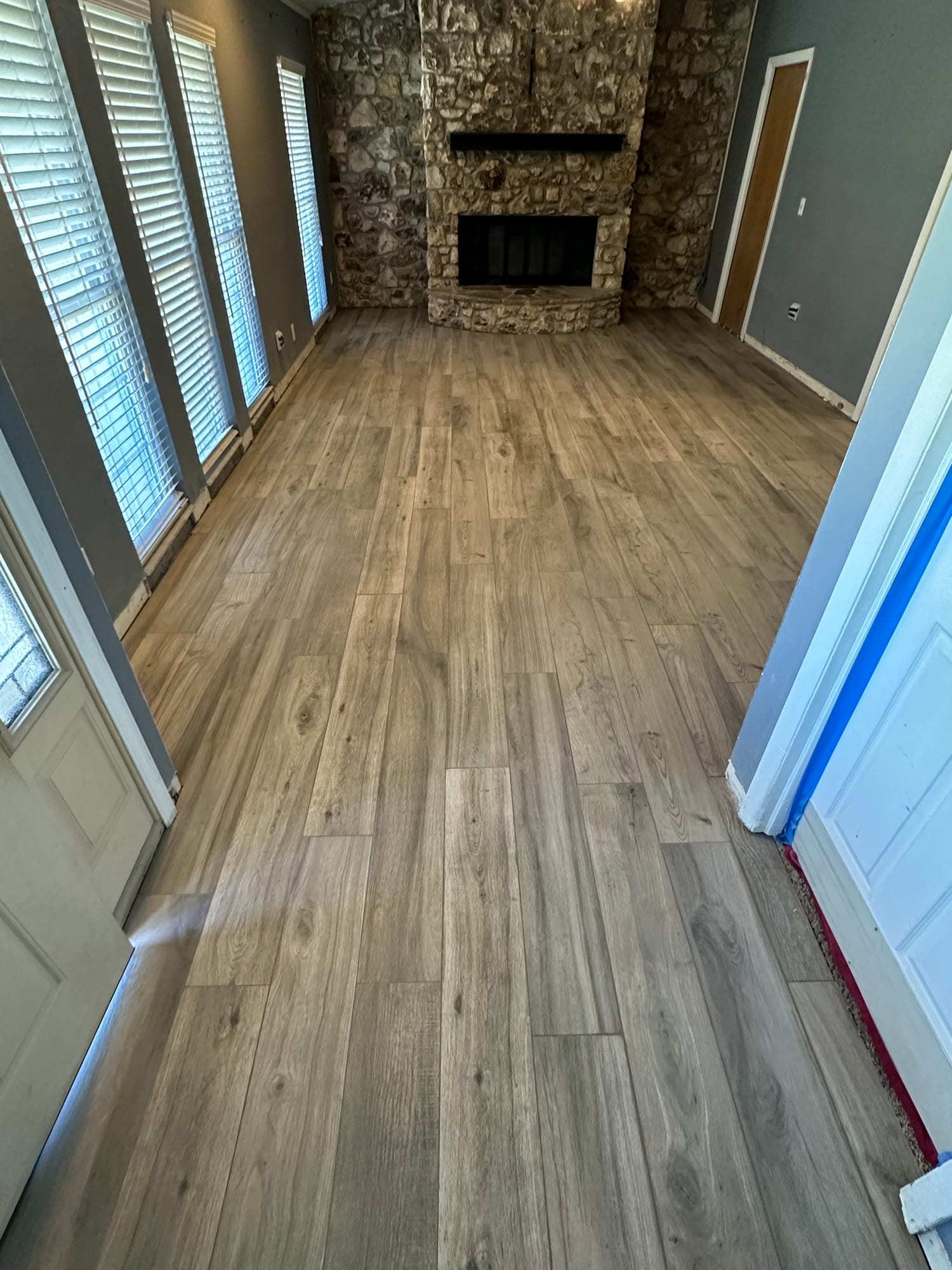 Finished floor and living space